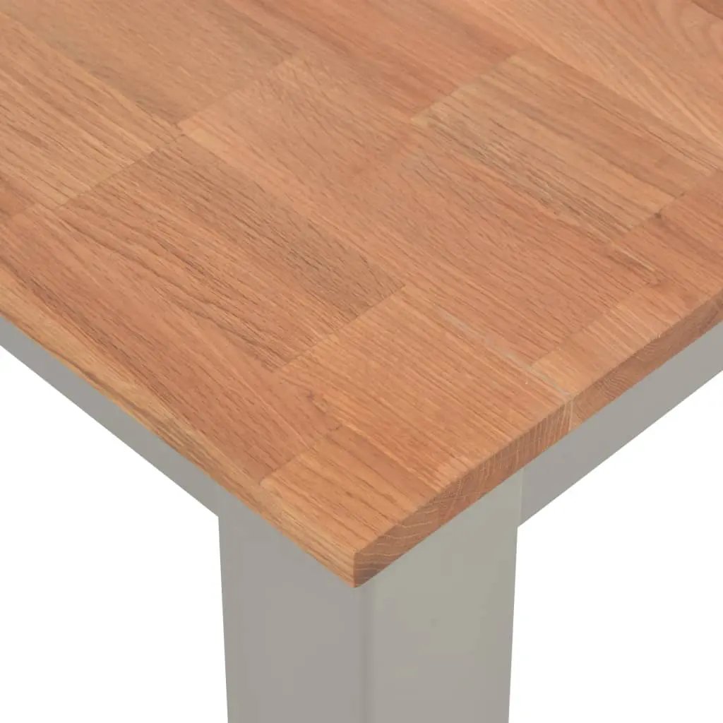 vidaXL Dining Table 180x90x74 cm Solid Oak Wood