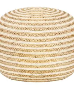 vidaXL Handmade Pouffe 45×30 cm Jute