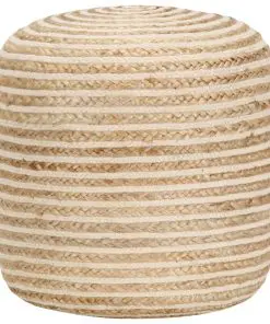 vidaXL Handmade Pouffe 40×45 cm Jute