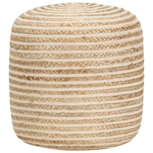 vidaXL Handmade Pouffe 40×45 cm Jute