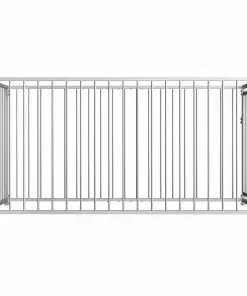 vidaXL Outdoor Dog Kennel 100x200x100 cm