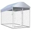 vidaXL Outdoor Dog Kennel with Roof 200x100x125 cm vidaXL Outdoor Dog Kennel with Roof 200x100x125 cm