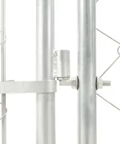 vidaXL Outdoor Dog Kennel with Roof 200x100x125 cm