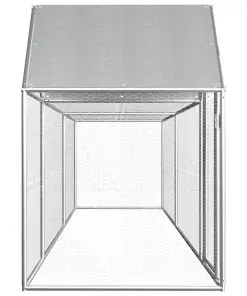 vidaXL Chicken Coop 5x1x1.5 m Galvanised Steel