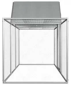 vidaXL Chicken Coop 3x1x1.5 m Galvanised Steel