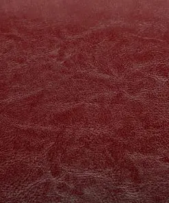 vidaXL Tub Chair with Footstool Wine Red Faux Leather