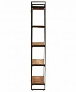 vidaXL 5-Tier Bookcase 90x30x180 cm Solid Reclaimed Wood