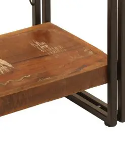 vidaXL 5-Tier Bookcase 90x30x180 cm Solid Reclaimed Wood