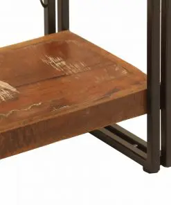 vidaXL 5-Tier Bookcase 60x30x180 cm Solid Reclaimed Wood