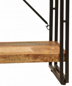 vidaXL 5-Tier Bookcase 60x30x180 cm Solid Reclaimed Wood