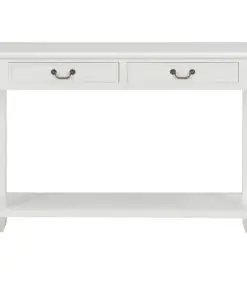 vidaXL Console Table White 110x35x80 cm Wood