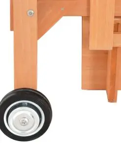 vidaXL Kids Playhouse with Sandbox Fir Wood Blue UV50