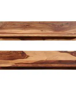 vidaXL Wall Shelves 2 pcs 118x26x20 cm Solid Sheesham Wood