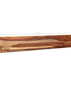vidaXL Wall Shelves 2 pcs 169x26x20 cm Solid Sheesham Wood