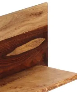 vidaXL Wall Shelves 2 pcs 169x26x20 cm Solid Sheesham Wood