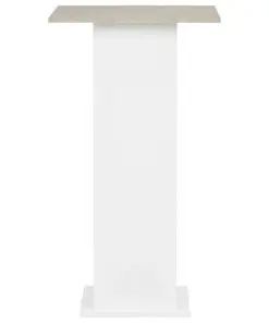 vidaXL Bar Table White 60x60x110 cm