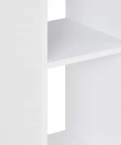 vidaXL Bar Table White 60x60x110 cm