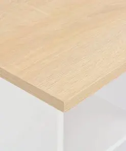 vidaXL Bar Table White 60x60x110 cm