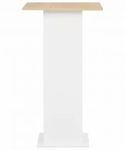 vidaXL Bar Table White 60x60x110 cm