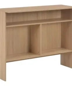 vidaXL Bar Table with 2 Table Tops Oak 130x40x120 cm