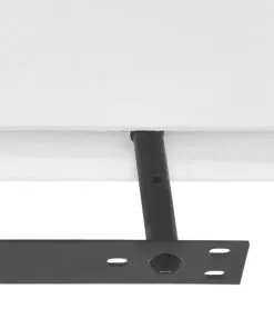 vidaXL Wall Shelves 4 pcs White 40 cm