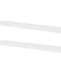 vidaXL Wall Shelves 4 pcs White 120 cm