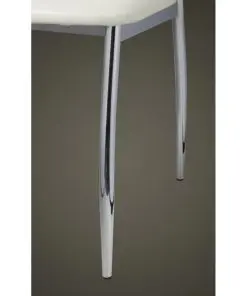 vidaXL Dining Chairs 6 pcs White Faux Leather