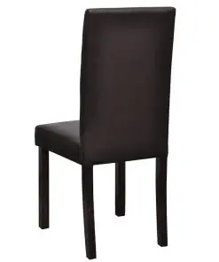 vidaXL Dining Chairs 6 pcs Brown Faux Leather