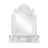 vidaXL Vanity Makeup Table with Rectangular Swing Mirror MDF vidaXL Vanity Makeup Table with Rectangular Swing Mirror MDF