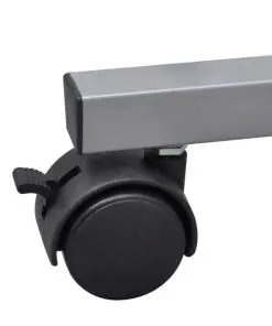 Computer Desk Pull Out Tray White Furniture Office Student Table