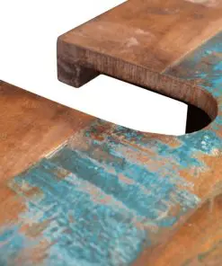 Reclaimed Solid Wood Bathroom Vanity Cabinet Set with Mirror