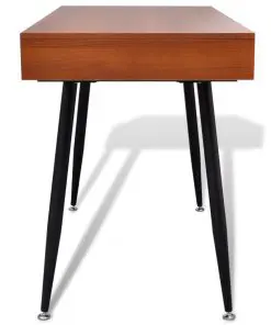 Brown Workstation Computer Desk Laptop Table