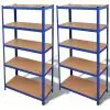 Storage Shelf Blue 2 pcs