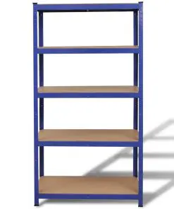 Storage Shelf Blue 2 pcs