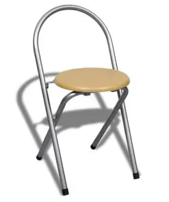 Foldable Breakfast Bar Set with 2 Chairs