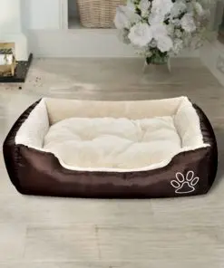 vidaXL Warm Dog Bed with Padded Cushion XL
