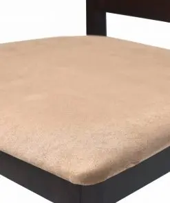 Brown Wooden Bar Table and 4 Bar Chairs Set