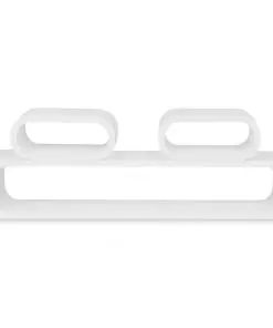 3 White MDF Floating Wall Display Shelf Cubes Book/DVD Storage