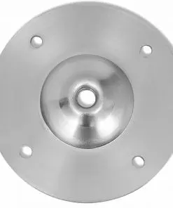 vidaXL Telescopic Table Legs 2 pcs Brushed Nickel 710 mm-1100 mm