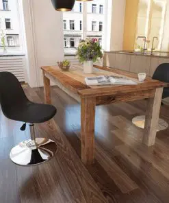 vidaXL Swivel Dining Chairs 2 pcs Black Faux Leather