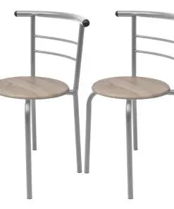 vidaXL Breakfast Bar Set MDF