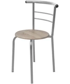 vidaXL Breakfast Bar Set MDF