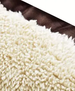 vidaXL Dog Bed Brown and Beige XXL