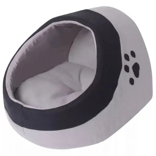 vidaXL Cat Cubby Grey and Black L