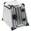 vidaXL Dog Transport Box Aluminium M