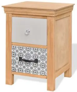 vidaXL Drawer Cabinet 34x34x46 cm Solid Wood