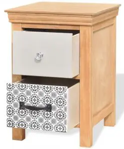 vidaXL Drawer Cabinet 34x34x46 cm Solid Wood