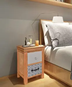 vidaXL Drawer Cabinet 34x34x46 cm Solid Wood