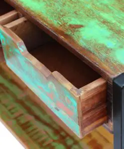 vidaXL Sideboard 3 Drawers Solid Reclaimed Wood