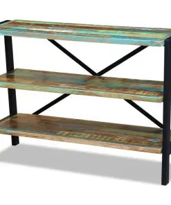 vidaXL Sideboard 3 Shelves Solid Reclaimed Wood